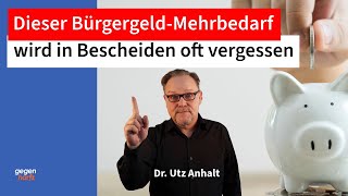 Dieser BürgergeldMehrbedarf für Warmwasser wird oft vergessen BürgergeldTipps [upl. by Naujled]