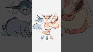 What Eevee Evolved into Vaporeon💦 Jolteon⚡Flareon🔥 [upl. by Limaj]