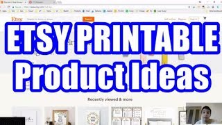 How To Find Etsy Product Ideas  Sell Printables Online [upl. by Rab453]