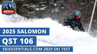 2025 Salomon QST 106  SkiEssentialscom Ski Test Review [upl. by Ecnerual430]