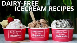 DairyFree IceCream Recipe No Icecream Machine Required [upl. by Percival]