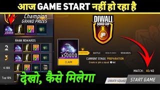 Diwali Squad Cup Kyu Start Nhi ho Raha 😭 50000 Diamonds Diwali Squad Cup Tournament Toady [upl. by Saval99]