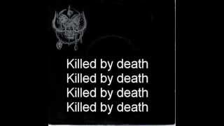 killed by death motorhead lyrics HD song [upl. by Eelrefinnej785]