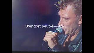 Johnny Hallyday  Diego libre dans sa tête  Paroles yanjerdu26 [upl. by Robma]