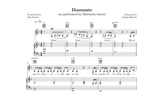 Diamante  Morissette Amon Piano Accompaniment  Sheet music Aldy Santos [upl. by Proctor349]