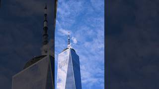 The WTC skyline embraces the sky  worldtradecenter newyorkcity nyc shorts trending [upl. by Chivers]