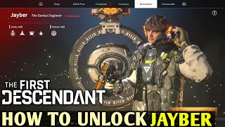 How to Unlock Jayber THE FIRST DESCENDENT Jayber Unlock  The First Descendant How to Unlock Jayber [upl. by Schatz]