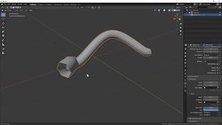 Blender  Creating Geometry from Bezier Curves [upl. by Landan]