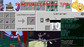 50 USEFUL TIPS to make you a better player RLcraft 293 [upl. by Enelhtak158]