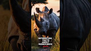 Rhinoceros 🦏 facts shorts [upl. by Balliol]