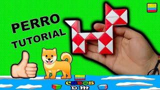 Tutorial Perro Serpiente de rubik  Cómo hacer un perrito con la Serpiente de Rubik  Rubik Snake HD [upl. by Rayna]