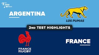 HIGHLIGHTS  ARGENTINA v FRANCE  July Internationals 2024  Second Test [upl. by Rosalie504]