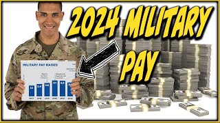 2024 Military Pay chart  What will you make [upl. by Chun]