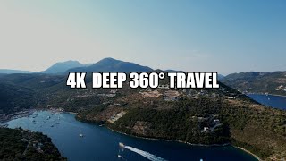 🎵 Deep House Drone 4K Footage 📍 Sivota Lefkada Greece [upl. by Enalahs485]