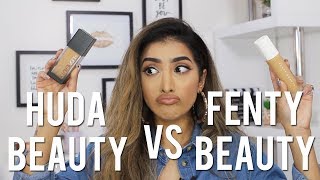 Huda vs Fenty Foundation [upl. by Supmart]