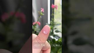 Flormar natural pink nails perfect for french manicure [upl. by Lebazej]