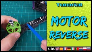 FPV Drone Motor Reverse BLHELI Tutorial [upl. by Attelocin634]