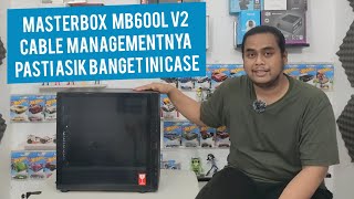 Cooler Master Masterbox MB600L V2 Black ATX  Unboxing amp Review [upl. by Wiskind]