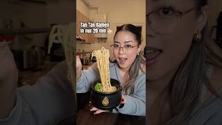 Habt ihr schon mal ramen selber gemacht 🍜 rezept tantan suppe lecker asianfood ramennoodles [upl. by Adnohsak]