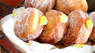 DELICIOSAS DONAS RELLENAS DE CREMA PASTELERA 👌🏻 SIN HORNO Y MUY FÁCILES [upl. by Adnohsar]