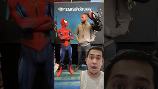 Spiderman vs Venom spiderman funny viral hero [upl. by Sirdna]