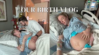 Our Birth Vlog  Labor and Delivery of Our First Baby [upl. by Etna]