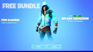 NEW How To Get a New Bundle Pack Splash Squadron Fortnite Battle Royale [upl. by Desirae]