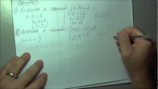 1º ano do EM  7  função modular  5  equações modulares parte 1wmv [upl. by Bakemeier434]