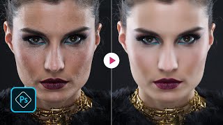 Skin Retouch Photoshop Tutorial  Imagenomic portraiture 365 [upl. by Leahcimluap]