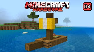 First Diamonds amp Building Boats  Minecraft Hardcore Episode 4 [upl. by Janette756]