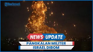 Serangan Hizbullah Targetkan Pangkalan Militer di Pusat Kota Israel Meledak dan Terbakar [upl. by Ornstead]