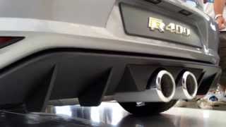 VW Golf R400 exhaust sound [upl. by Einnep]