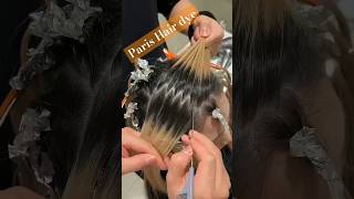 Full Paris Highlight Dye 🌟 ParisDye HighlightDye DyeHair mastermenshaircolor mastermenshaircuts [upl. by Hogen]