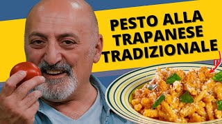 Pesto alla trapanese tradizionale [upl. by Cloris]