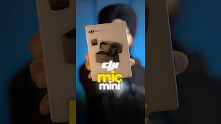 DJI Mic Mini 🤩 Small sized Wireless Microphone DJIMicMini wirelessmicrophone [upl. by Negriv]