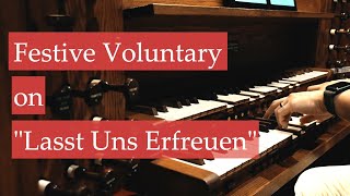 FESTIVE VOLUNTARY quotLasst Uns Erfreuenquot  Phil Lehenbauer [upl. by Nnyliram699]