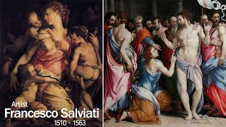 Artist Francesco Salviati 1510  1563 Italian Mannerist Painter  WAA [upl. by Nirroc]