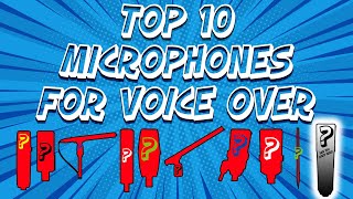 TOP 10 MICROPHONES FOR VOICE OVER [upl. by Moore915]