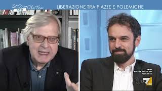 Dino Giarrusso a Vittorio Sgarbi quotPerché La Russa non butta nel cesso il busto di [upl. by Ihdin250]