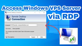 How to Access Windows VPS Server via RDP [upl. by Harl]