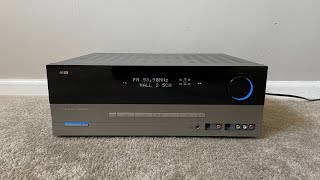 How to Factory Reset Harman Kardon AVR 146 51 HDMI Home Theater Surround Receiver [upl. by Zertnom]