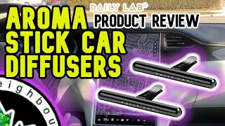 Aroma Stick Car Diffusers by the Daily Lab PRODUCT REVIEW [upl. by Garfinkel]