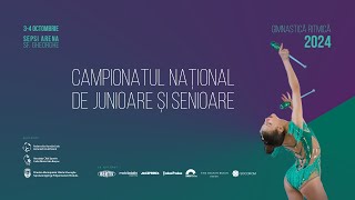 Campionatul Național de Junioare și Senioare la Gimnastica Ritmica 2024 Sf Gheorghe [upl. by Auerbach174]