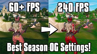 Fortnite Season OG Settings Guide  FPS Boost Colorblind Modes amp More [upl. by Leyes]