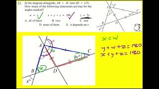 JMC 2003 q23 UKMT Junior Maths Challenge [upl. by Sallee]