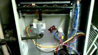 1992 Nordyne Intertherm Gas Furnace Ignition [upl. by Yrotciv]