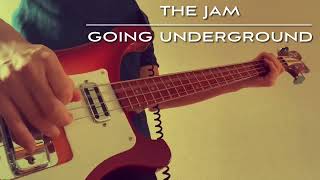 Going UndergroundThe Jam Rickenbacker Bass Cover [upl. by Aioj]