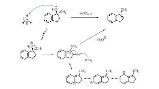 E1 elimination at benzylic carbon [upl. by Matthus]