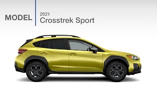 2021 Subaru Crosstrek Sport  Trim Review [upl. by Ecreip]