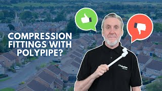 Compression fittings with Polypipe A good idea [upl. by Emixam]